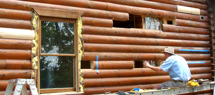 Log Home Repair Warren County, Georgia